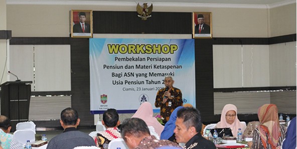 Workshop Pembekalan Persiapan Pensiun dan Materi Ketaspenan Bagi ASN yang Memasuki Usia Pensiun